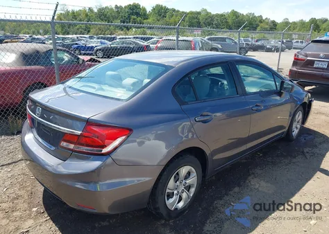 2015 Honda Civic Lx из США, поврежденный, VIN 19XFB2F56FE024287